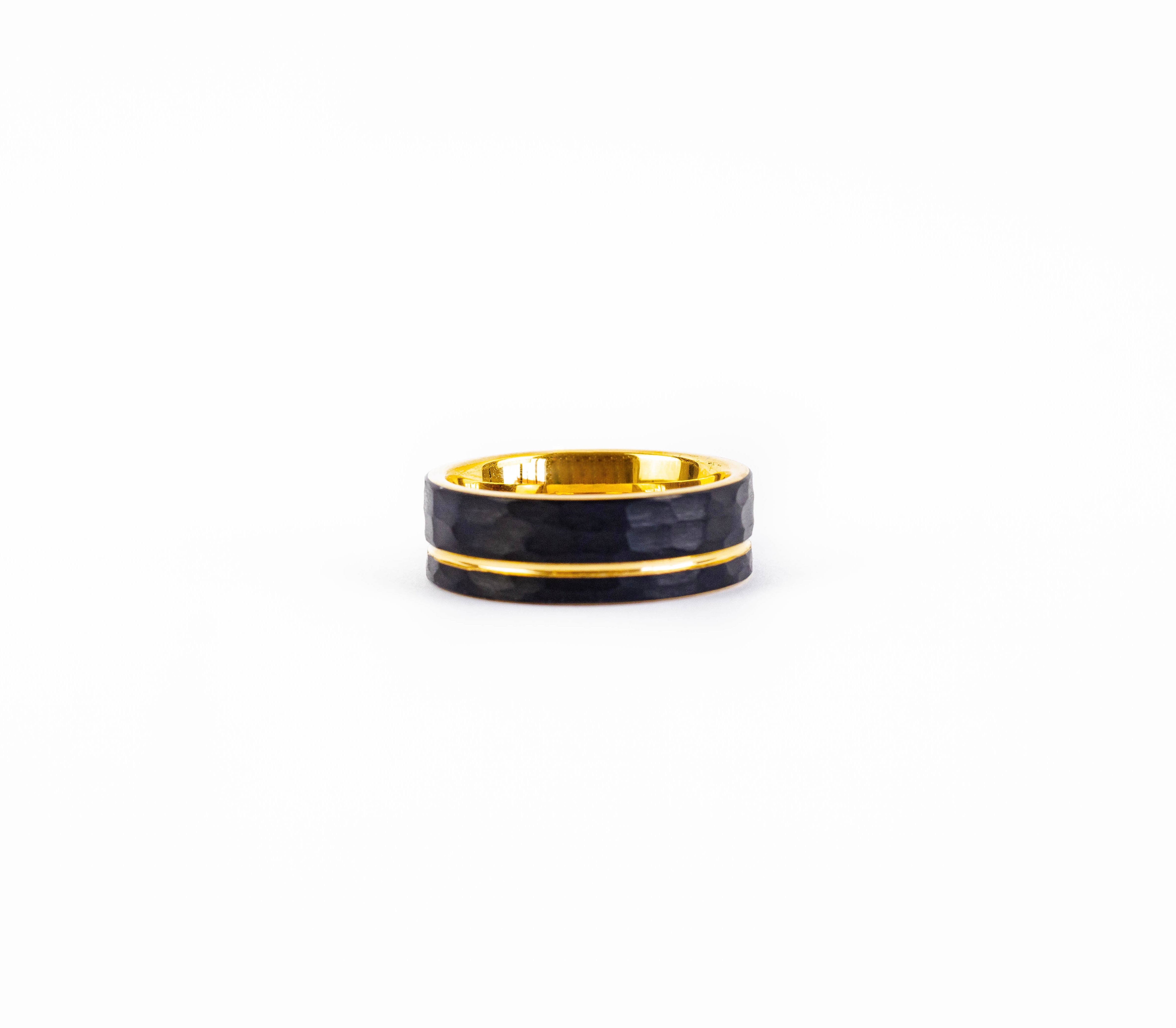 Anillo de tungsteno online negro